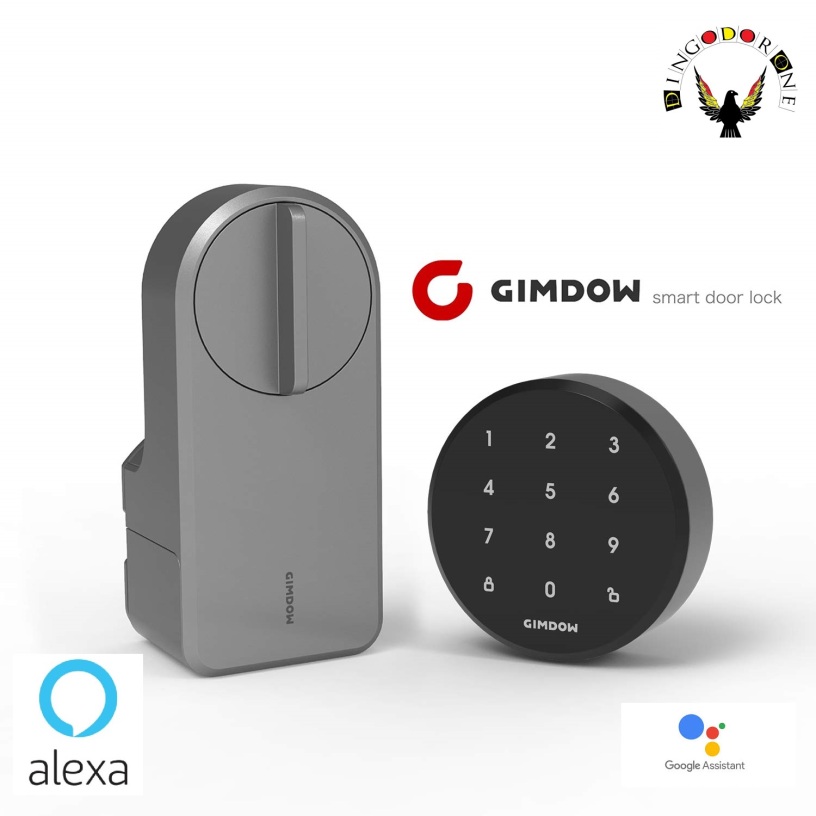 Serrure Connectée Biométrique Wifi Google Home Alexa Carte Code Badge Yonis